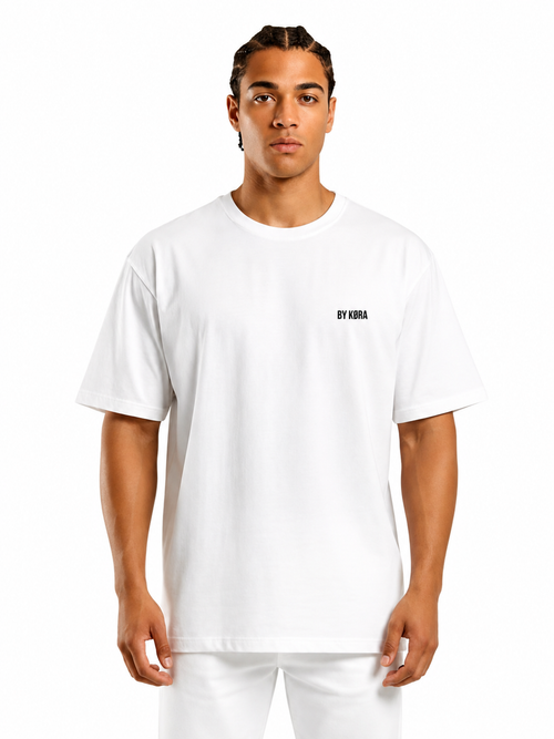 Camiseta Oversize - Blanco / White